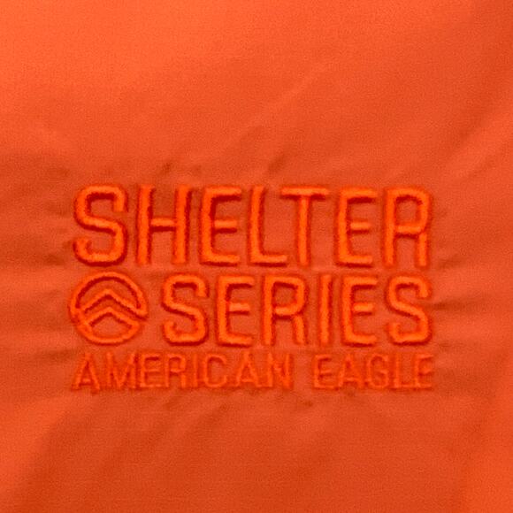 American Eagle Outfitters Womens Vest Orange Medium Shelter Series Sherpa Lined - Picture 4 of 14